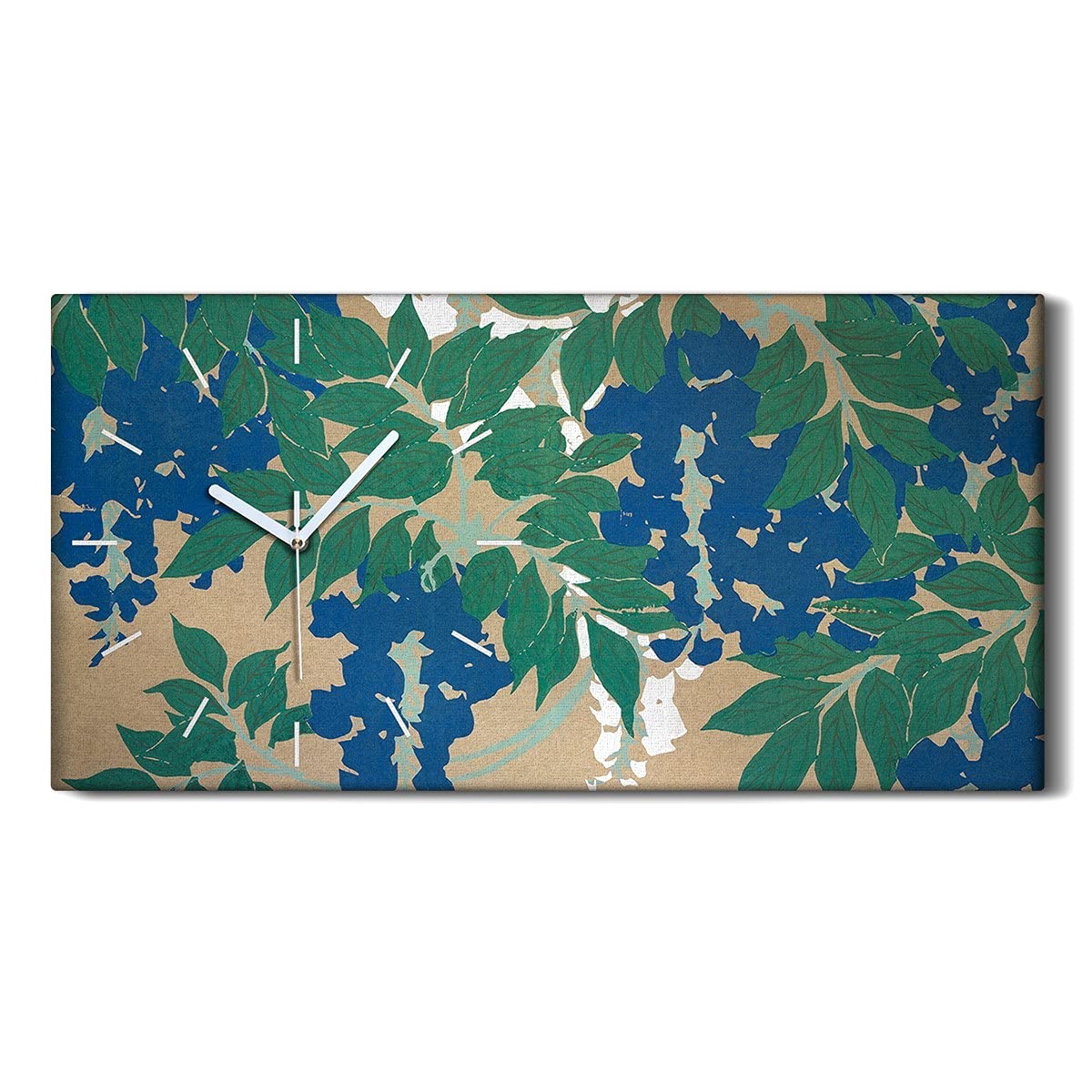 Horloge sur toile anti tic-tac pour retrouver le calme dans votre salon et chambre