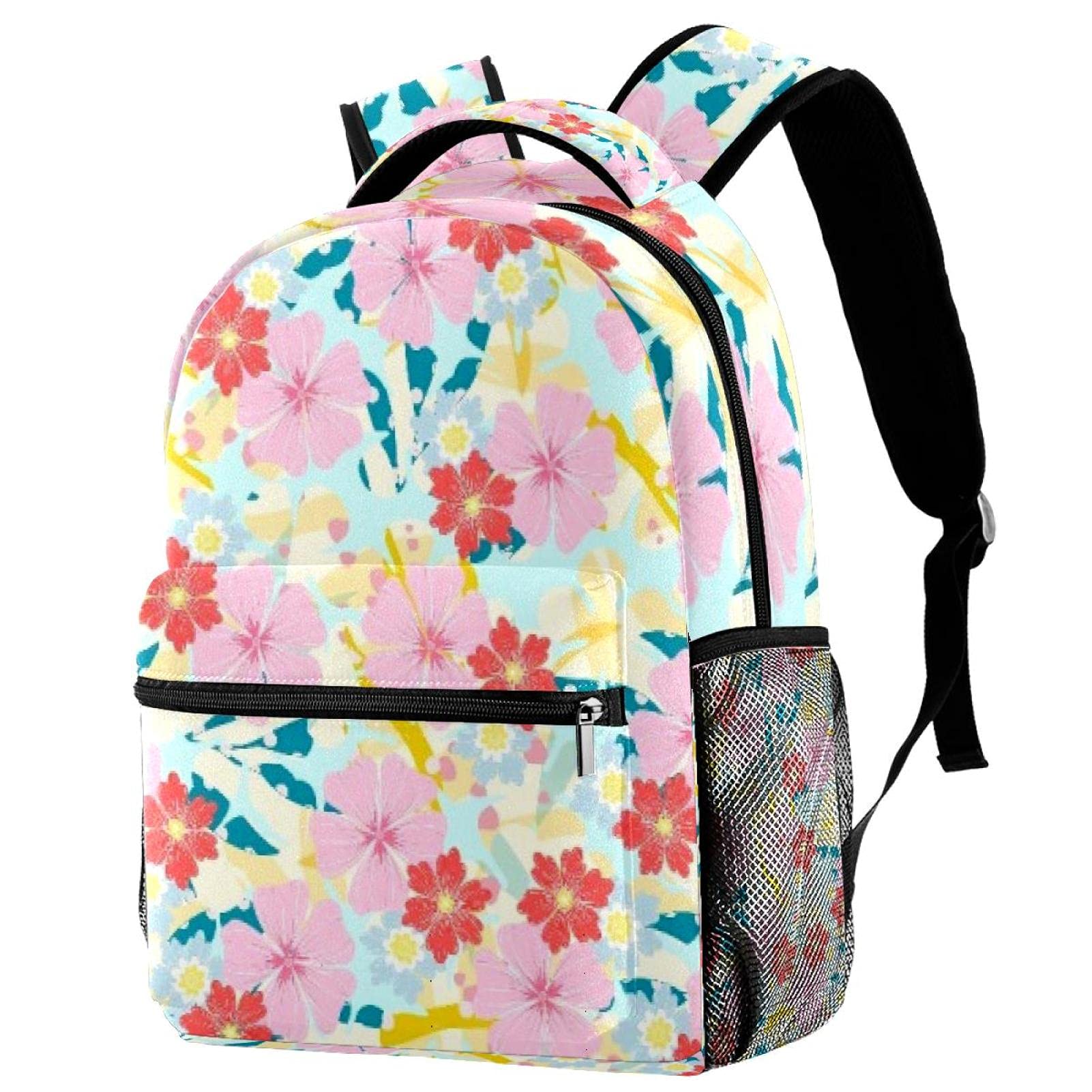 Sac à dos décontracté femme grand volume multicolore pour voyage et loisirs