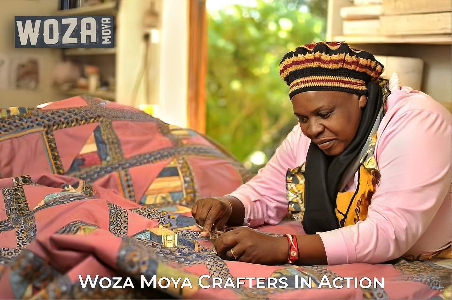 Ndlovu Zulu Necklace | by Woza Moya (Come Spirit of Change) | Handmade by The Hillcrest AIDS Centre Trust Crafters in South Africa