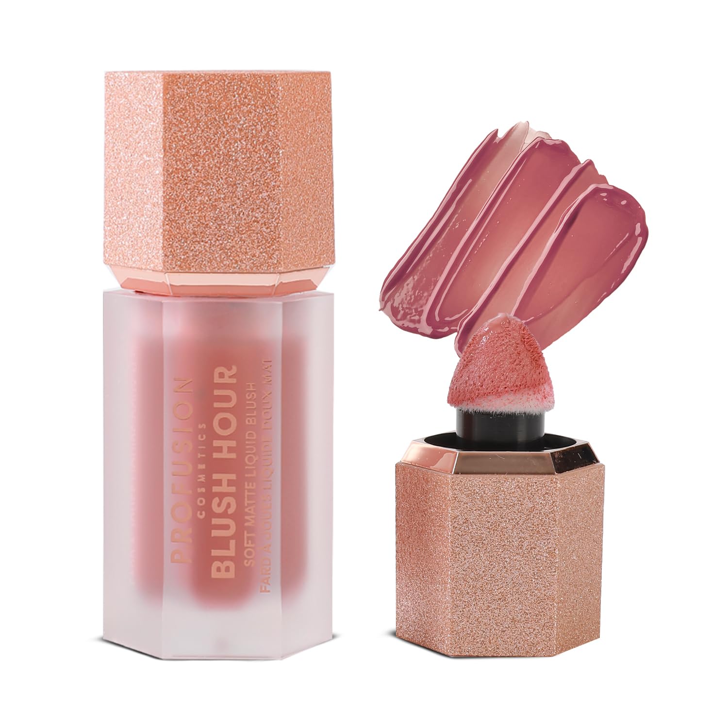Profusion Cosmetics Blush Hour Soft Matte Liquid Blush, Rich Pigment Cheek Tint for Natural Dewy Glow with Lightweight Formula (Blushing Margarita)