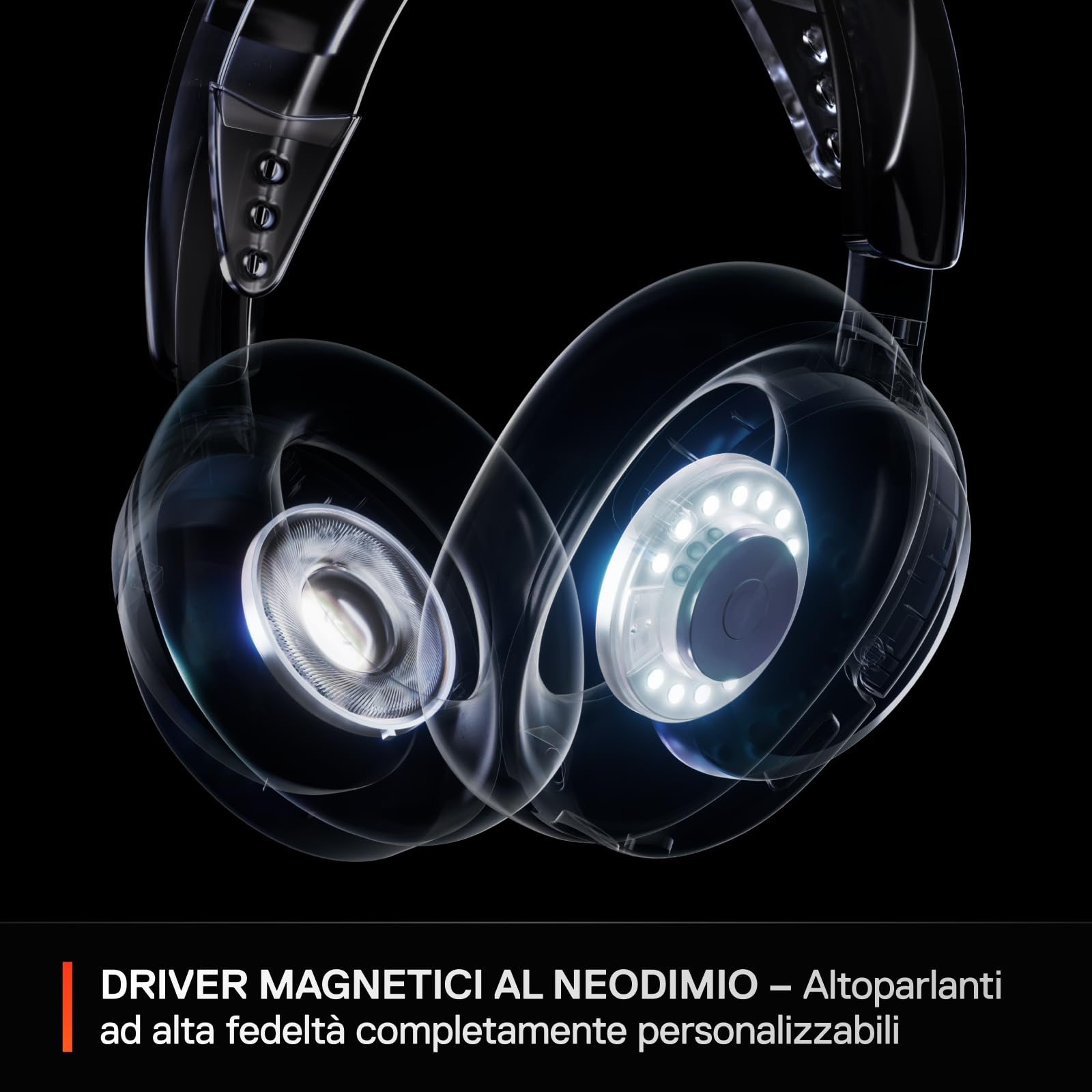 SteelSeries Arctis Nova 3X Cuffie da Gioco Wireless Multipiattaforma 2.4GHz/BT Bianco