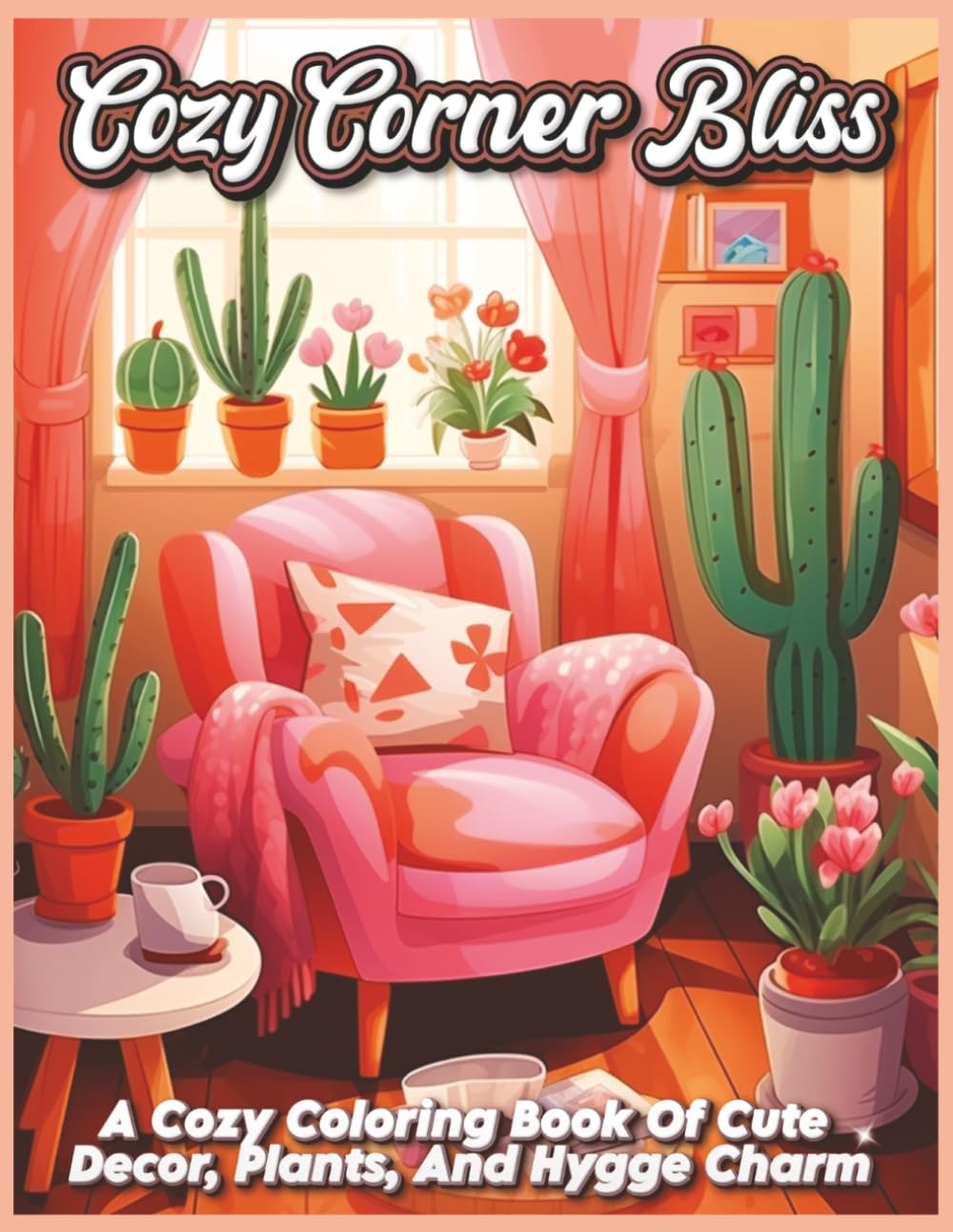 Cozy Corner Bliss: A Relaxing Coloring Book Filled With Cute Decor, Window Views, And Gentle Hygge Charm (The Maison Hygge Collection)