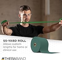 Vista 5 de THERABAND Resistance Band, Special Heavy, 50-Yard Roll, Elastic Band for Exercise Level 3 / Heavy - Green