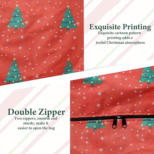 Miniatura 5 de Bolsa de almacenamiento para árbol de Navidad, tela Oxford para proteger contra el polvo, se adapta a bolsas de almacenamiento grandes para árbol de