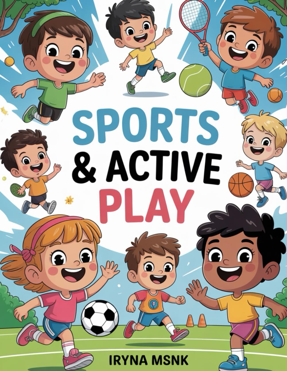 Sports & Active Play: Active Play and Sports-Themed Coloring Fun for Young Kids