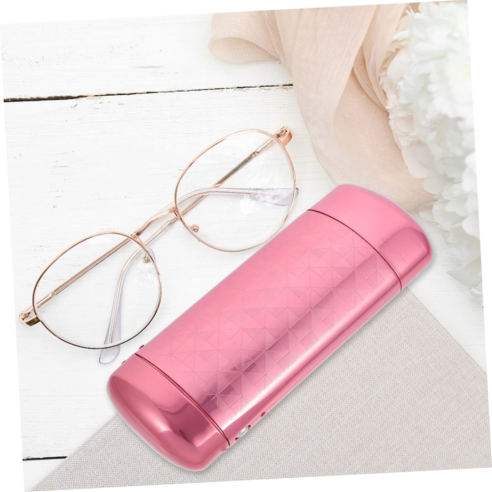 LIFKOME custodia rigida per occhiali carburatore custodia per occhiali rossa da donna scatole per bicchieri contenitori custodia protettiva per occhiali astuccio per occhiali rosso
