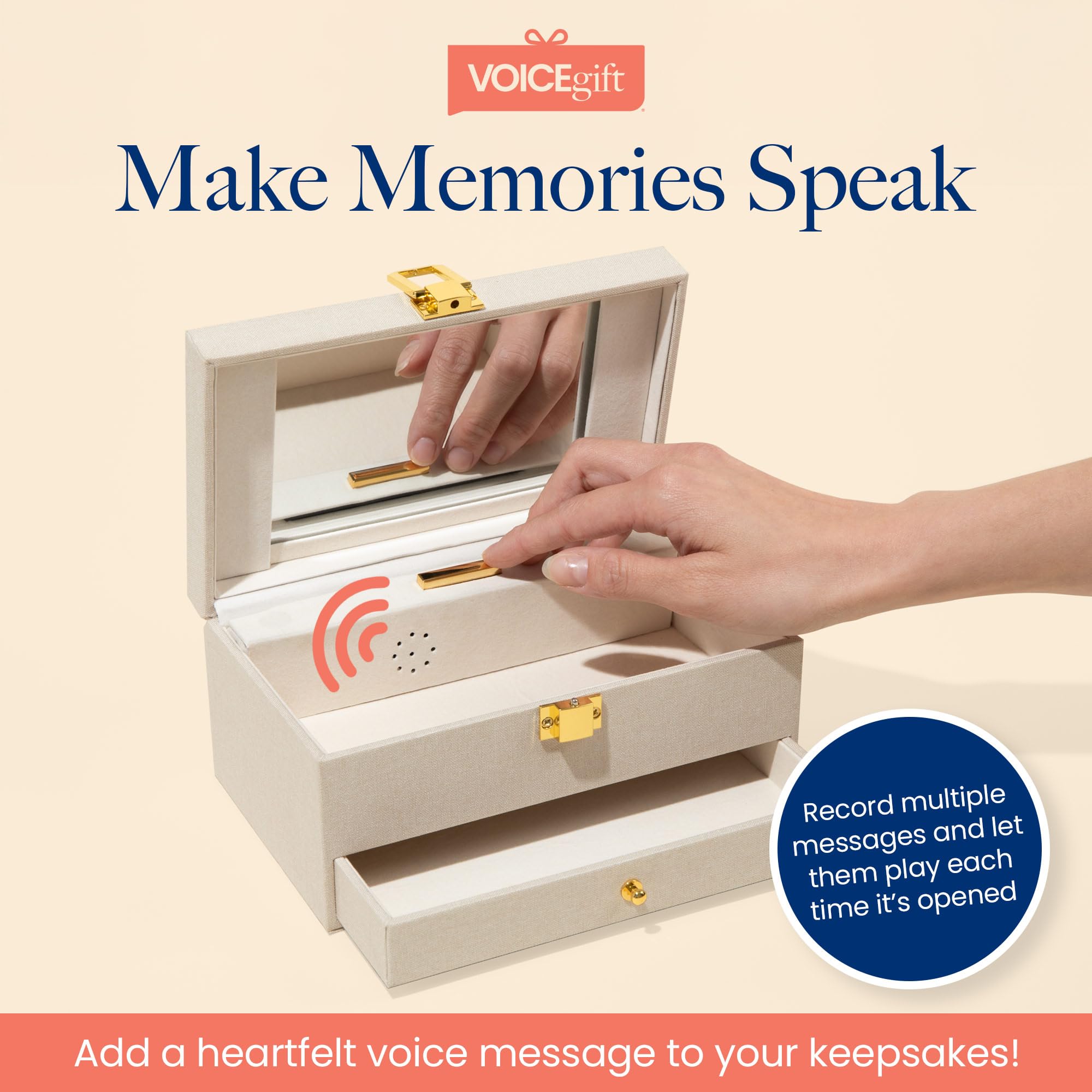 Enregistrement Message Audio Coffret à Souvenirs Avec Enregistreur Vocal 60s - Idée Cadeau Mariage, Anniversaire - Vert Coffre Trésor Message Audio Enregistrement Message Audio Coffret à Souvenirs Avec Enregistreur Vocal 60s - Idée Cadeau Mariage, Anniversaire - Vert Coffre Trésor Message Audio