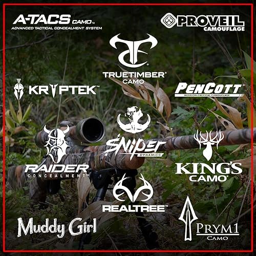 Miniatura 5 de GunSkins Rifle Skin Envoltura de vinilo para arma de fuego con piezas precortadas, fácil de instalar y adaptable a cualquier rifle, acabado mate no