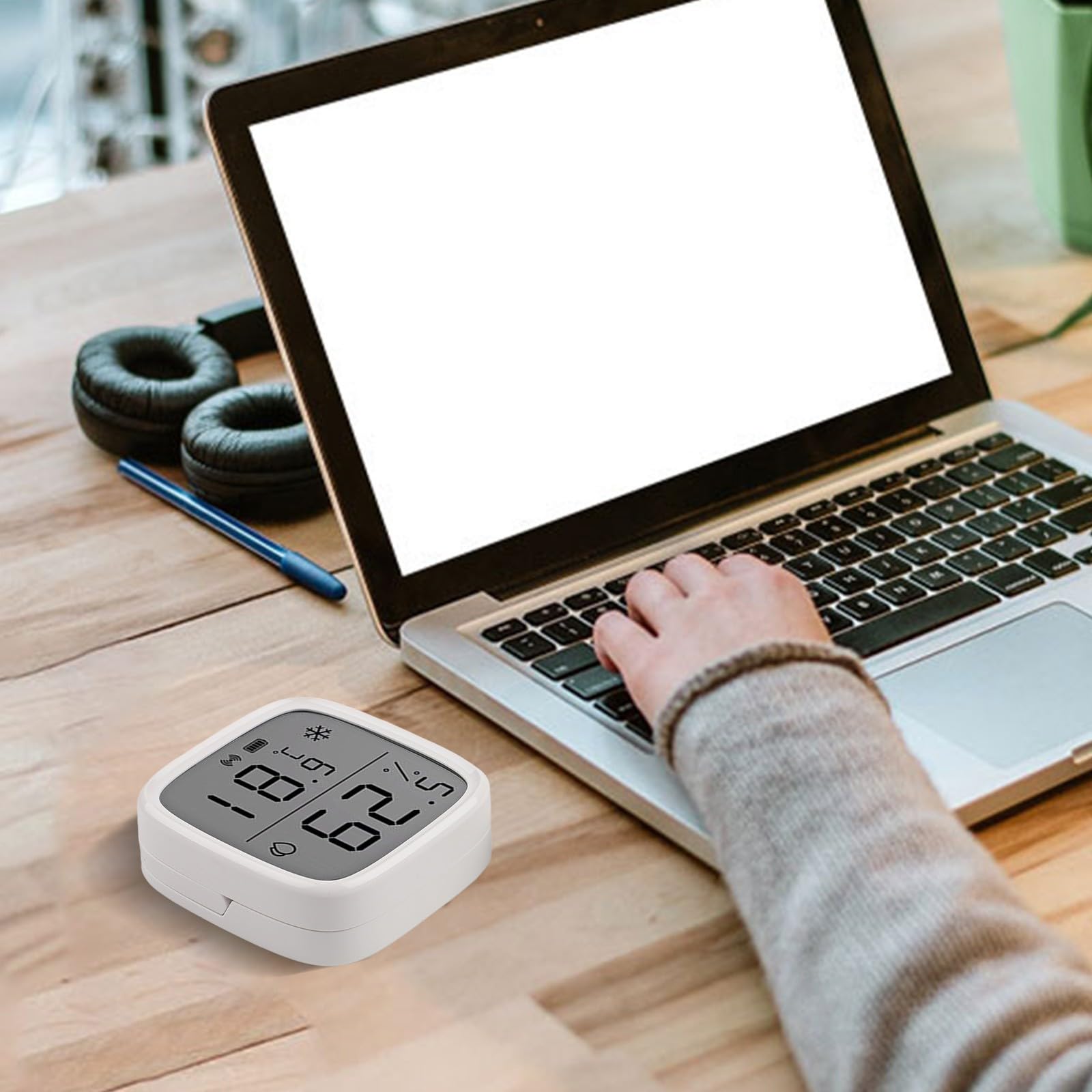 Sensor de temperatura y humedad Zigbee LCD para Smart Home
