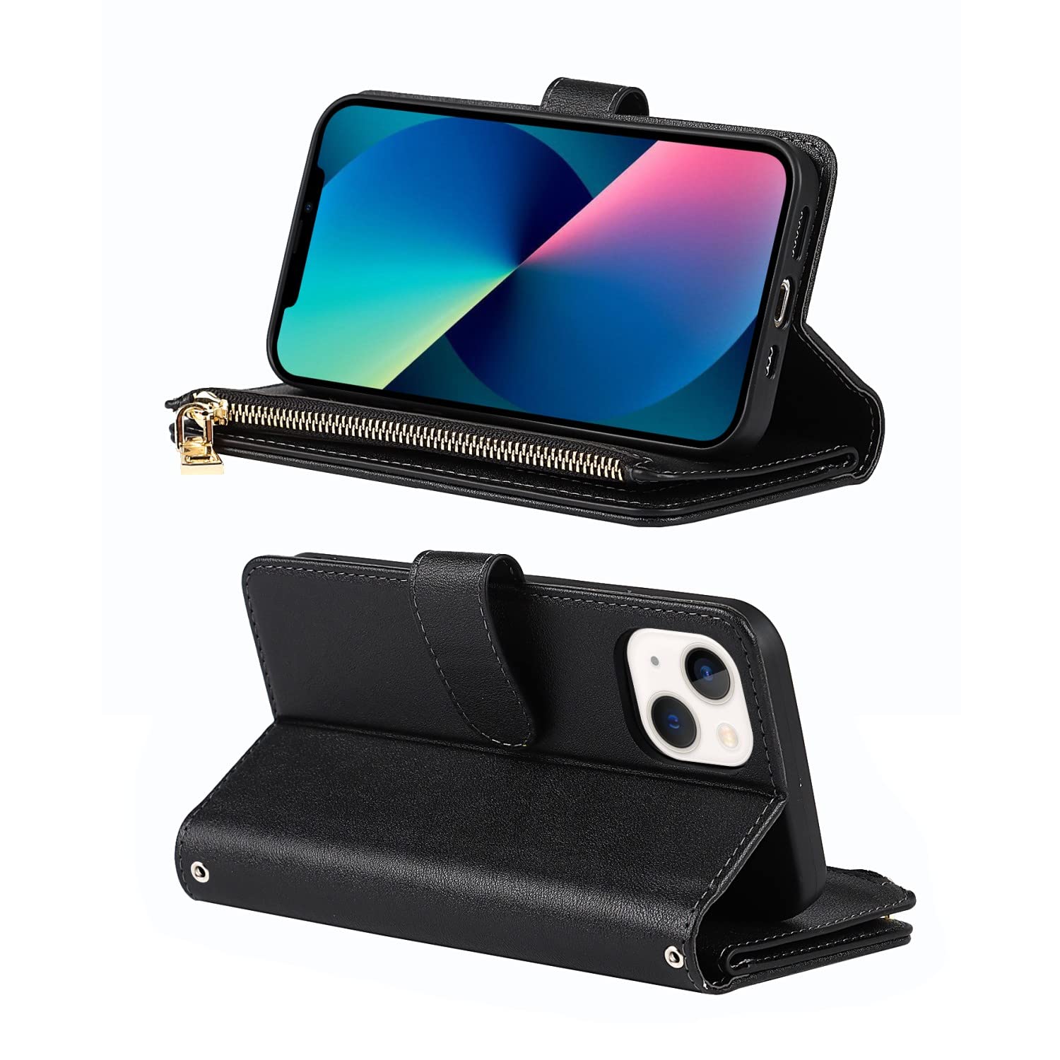 iPhone13 Mini ケース 手帳型 財布型 レザー ブラック Amazon.co.jp: Sailortech iPhone 13 mini ケース 手帳型