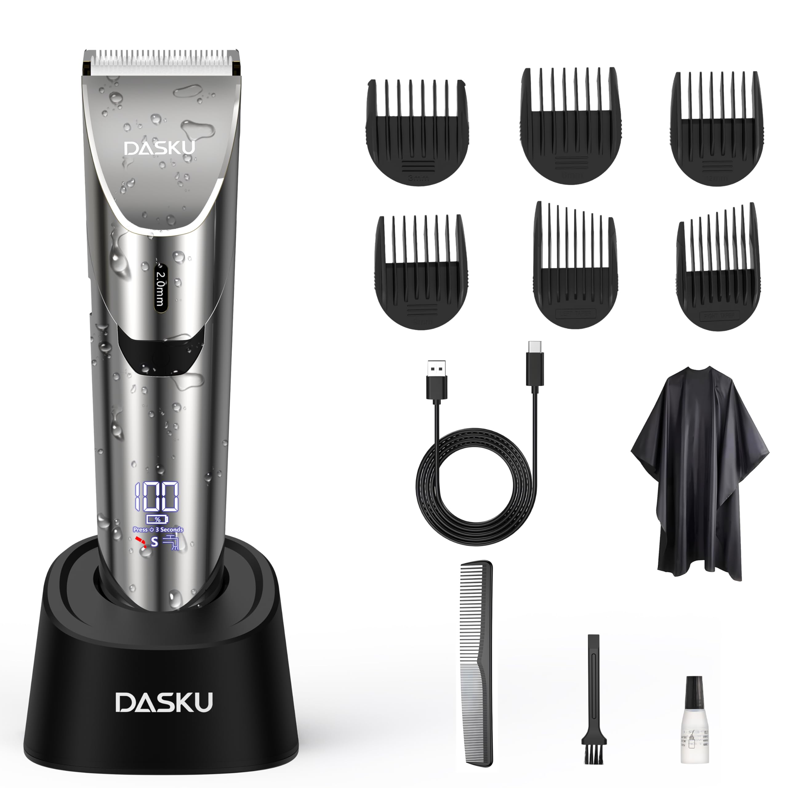 Amazon.co.jp: 電動バリカン ヘアーカッター Type-C充電式 バリカン