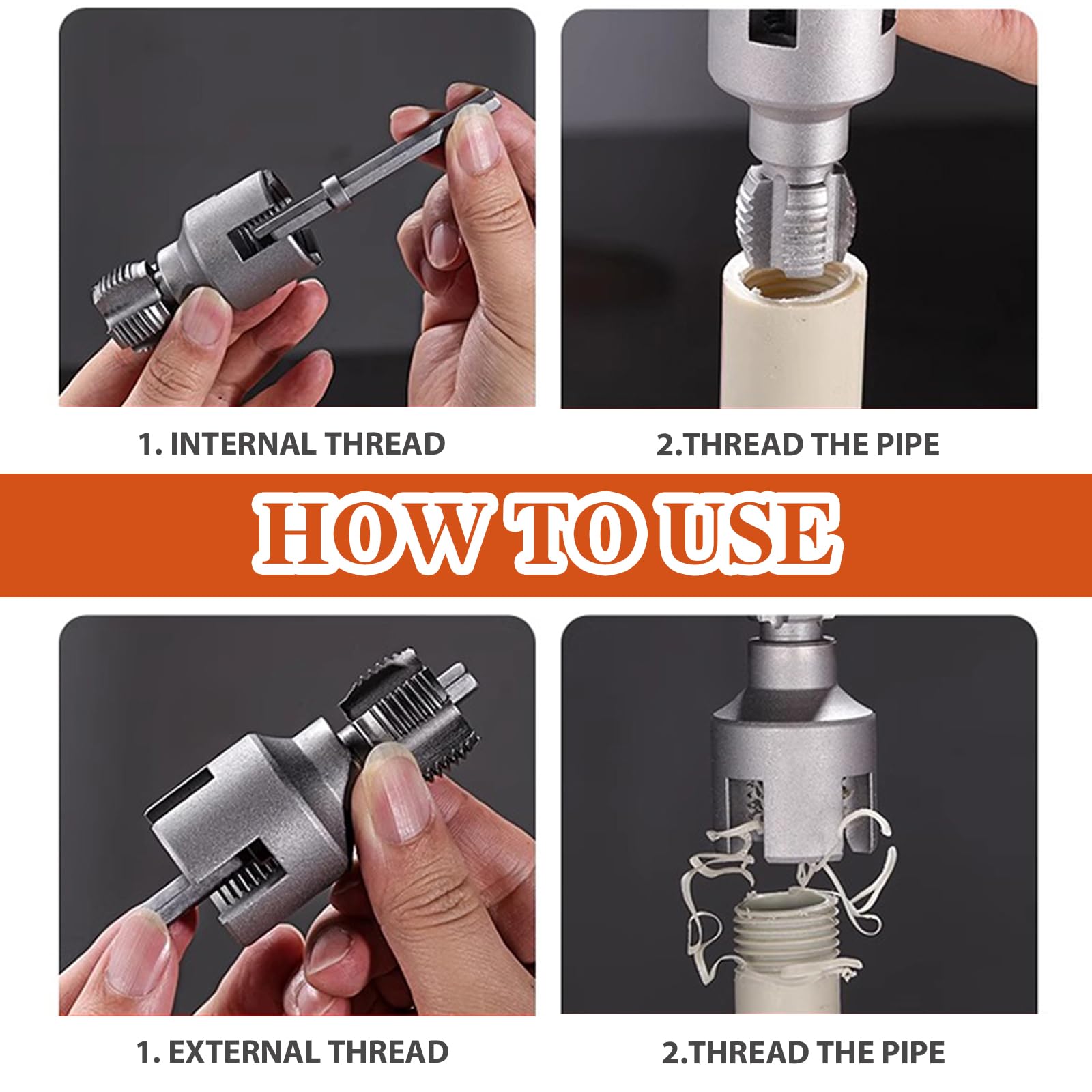 Pipe Threading Tool Kit - Internal & External -5
