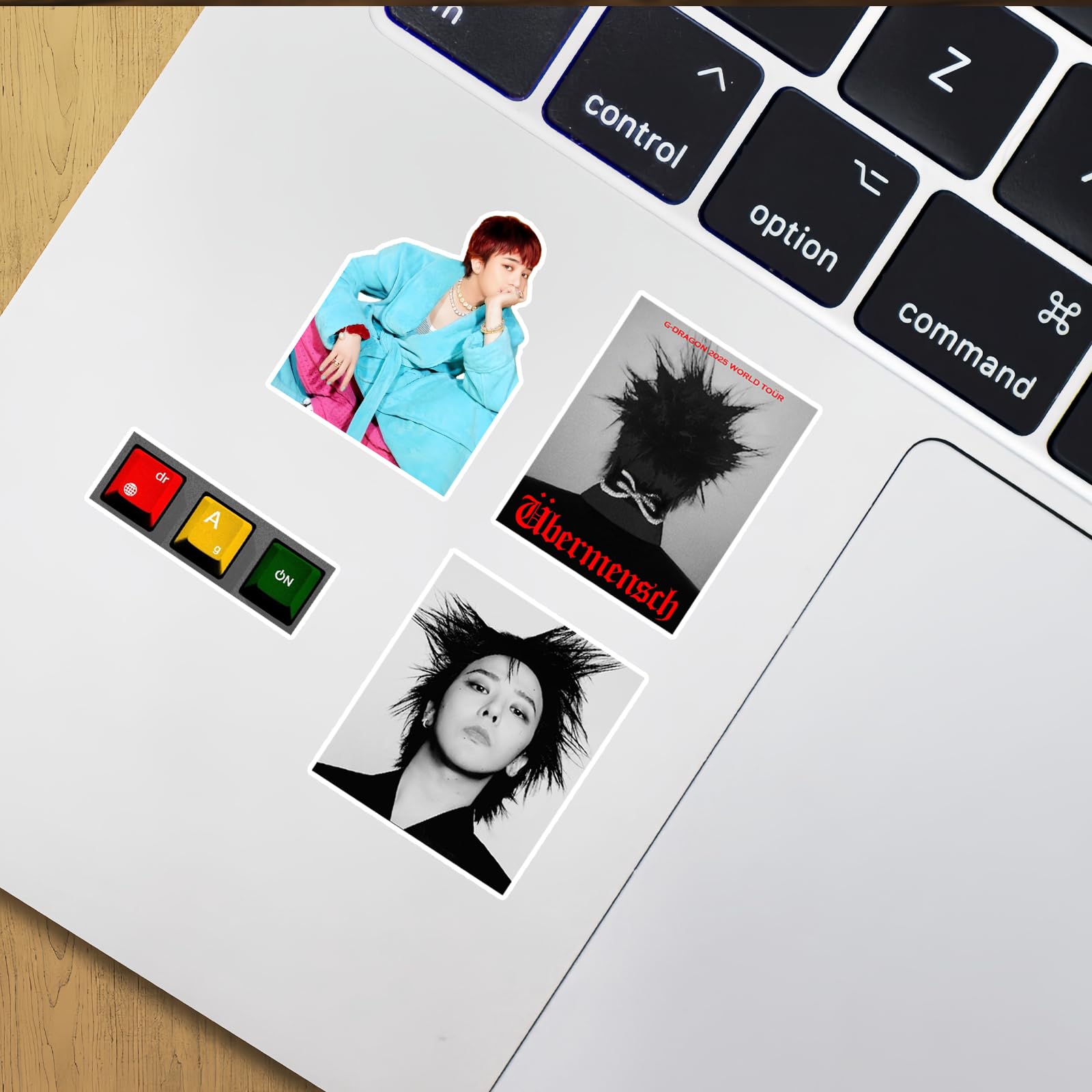 100 PCS Bigbang g-Dragon Album Übermensch Merch Music Stickers