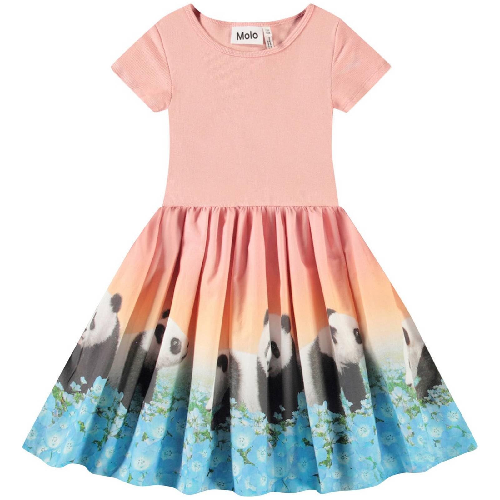 Molo Mädchen Kleid Cissa Pandamazing GOTS