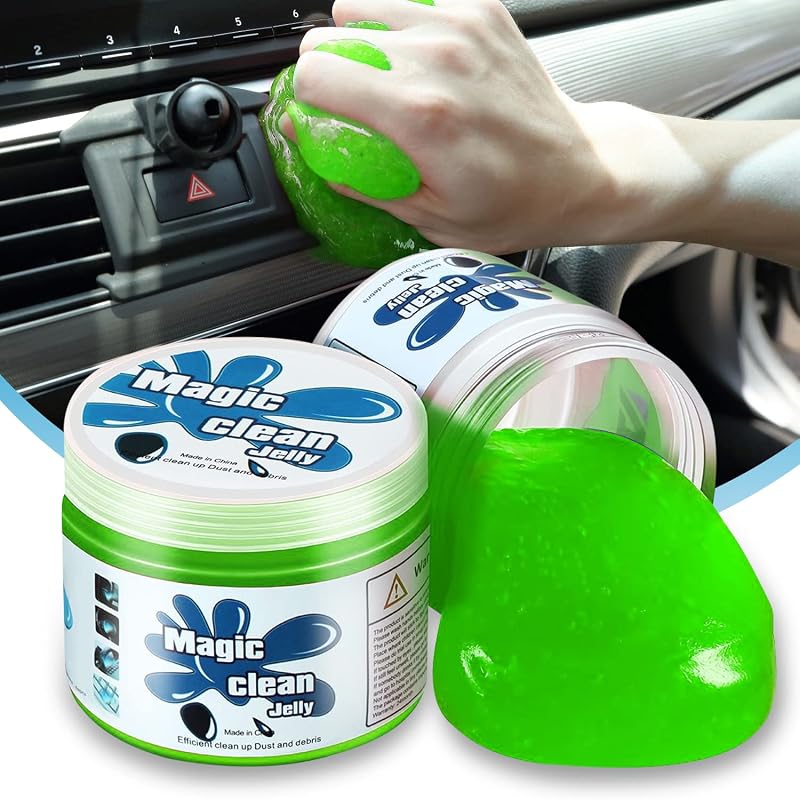 Gel de Limpeza para Detalhamento Automotivo e Teclados Auto Dynasty Verde Pacote com 1