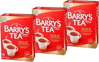 Barry's Tea Gold Blend 80 count Tea Bags (Pack of 3)