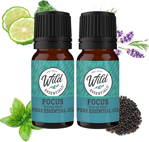 Miniatura 36 de Wild Essentials Mezcla Exquisita de Aceites Esenciales Signature Calma Interior, Dos Botellas de 10 ML (0.34 fl oz) - Mezcla Sinérgica de Aceites