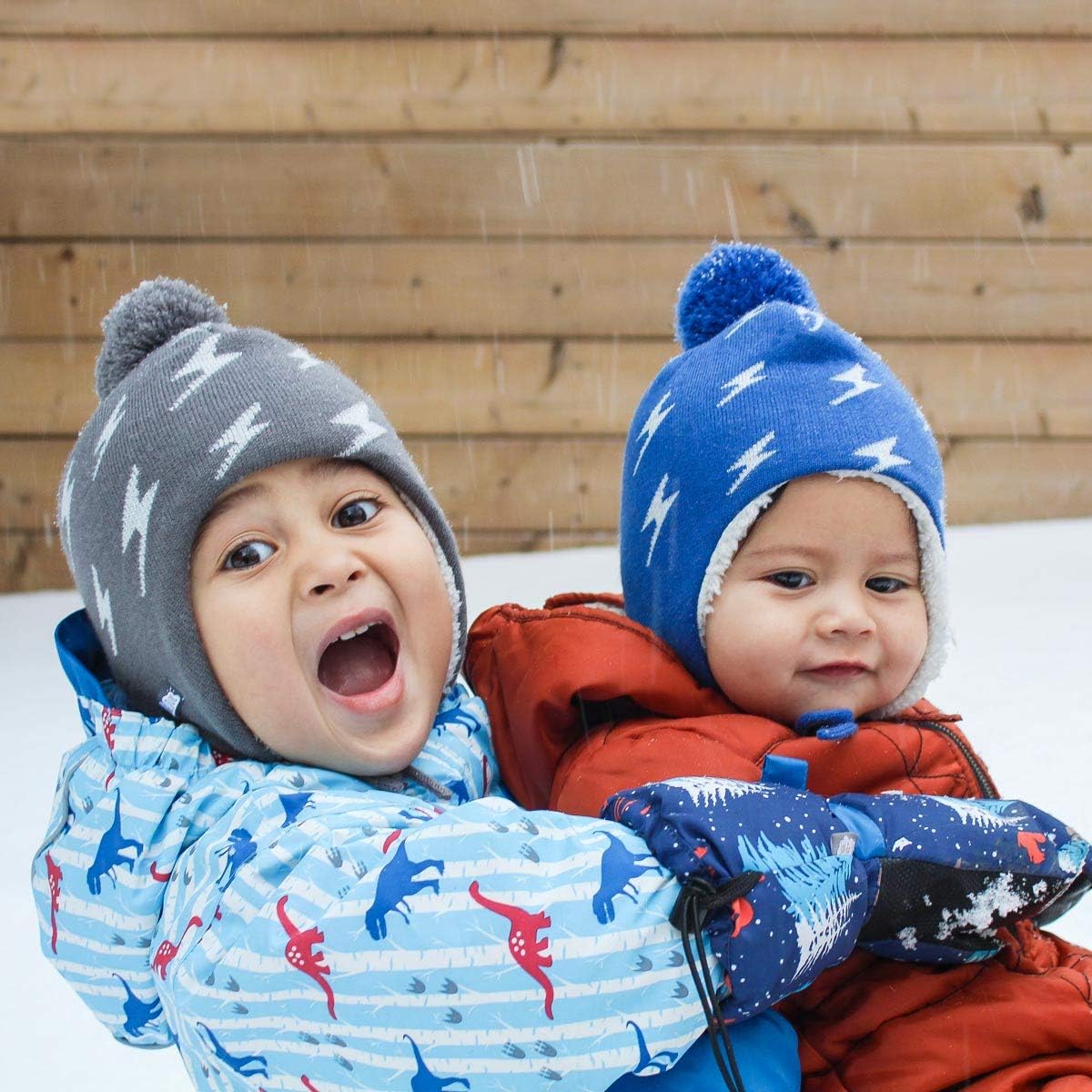 JAN & JUL Knit Ear Flap Winter Beanie for Baby and Toddler