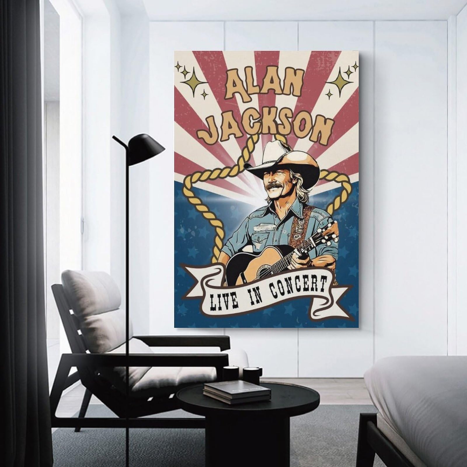 Alan Jackson Poster Country Music Singer Art Posters (2) Wall Art