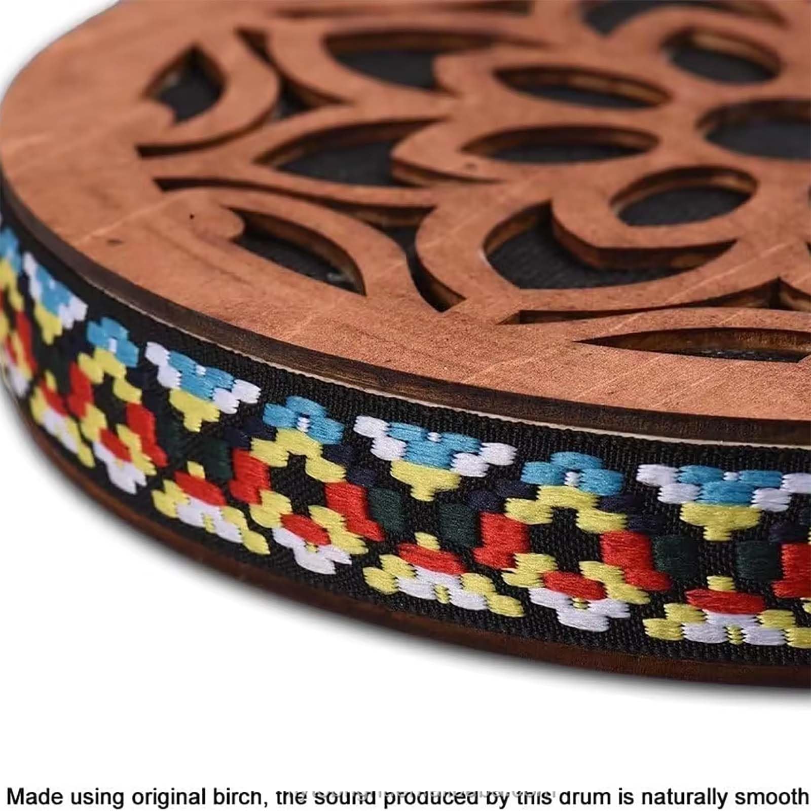 Tambour de Pluie en Bois, Son de guérison, pour la méditation et Le Yoga, pour Une agréable Sensation de Pression (20 cm)