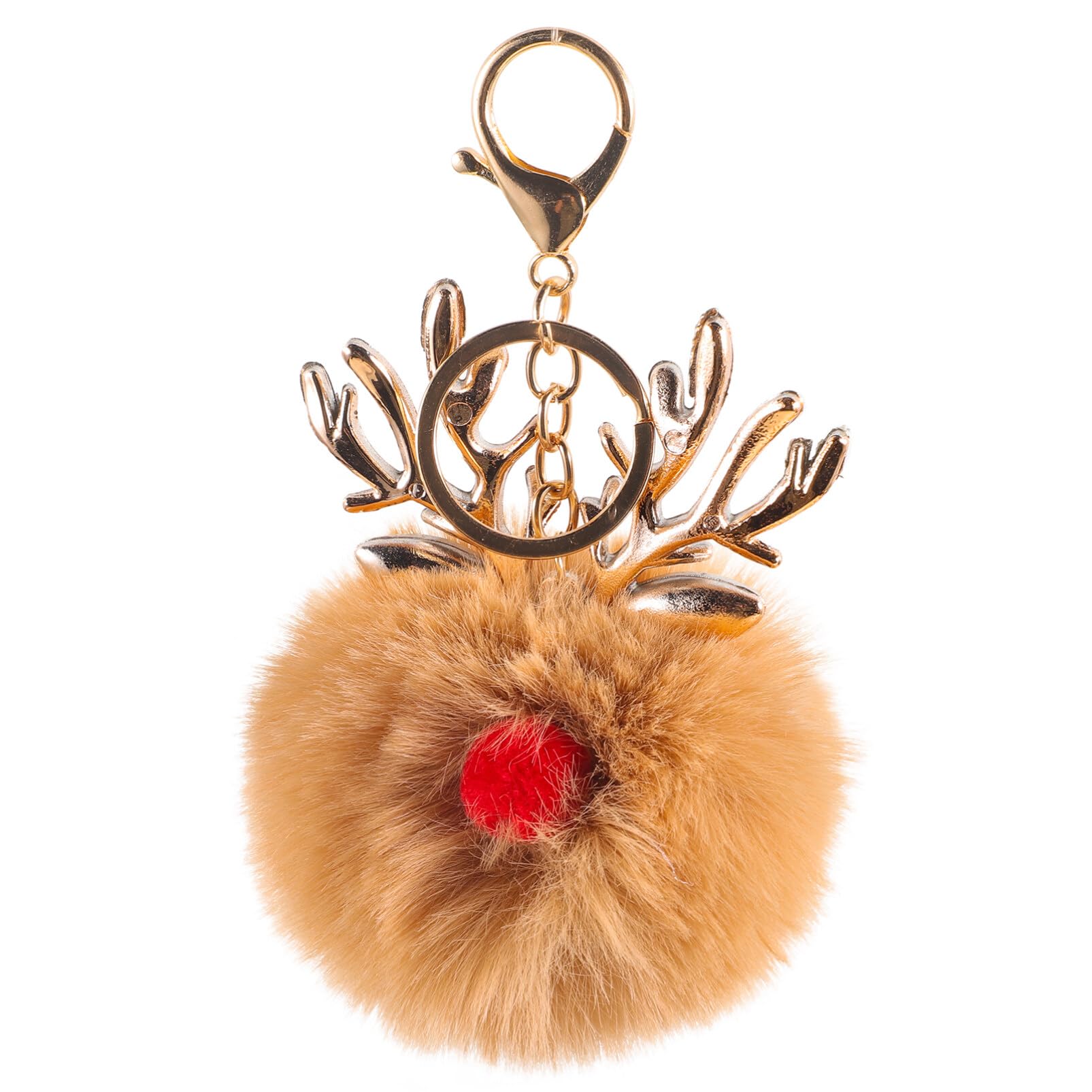 Portachiavi peluche personalizzati a forma di renna - Bluebag articoli