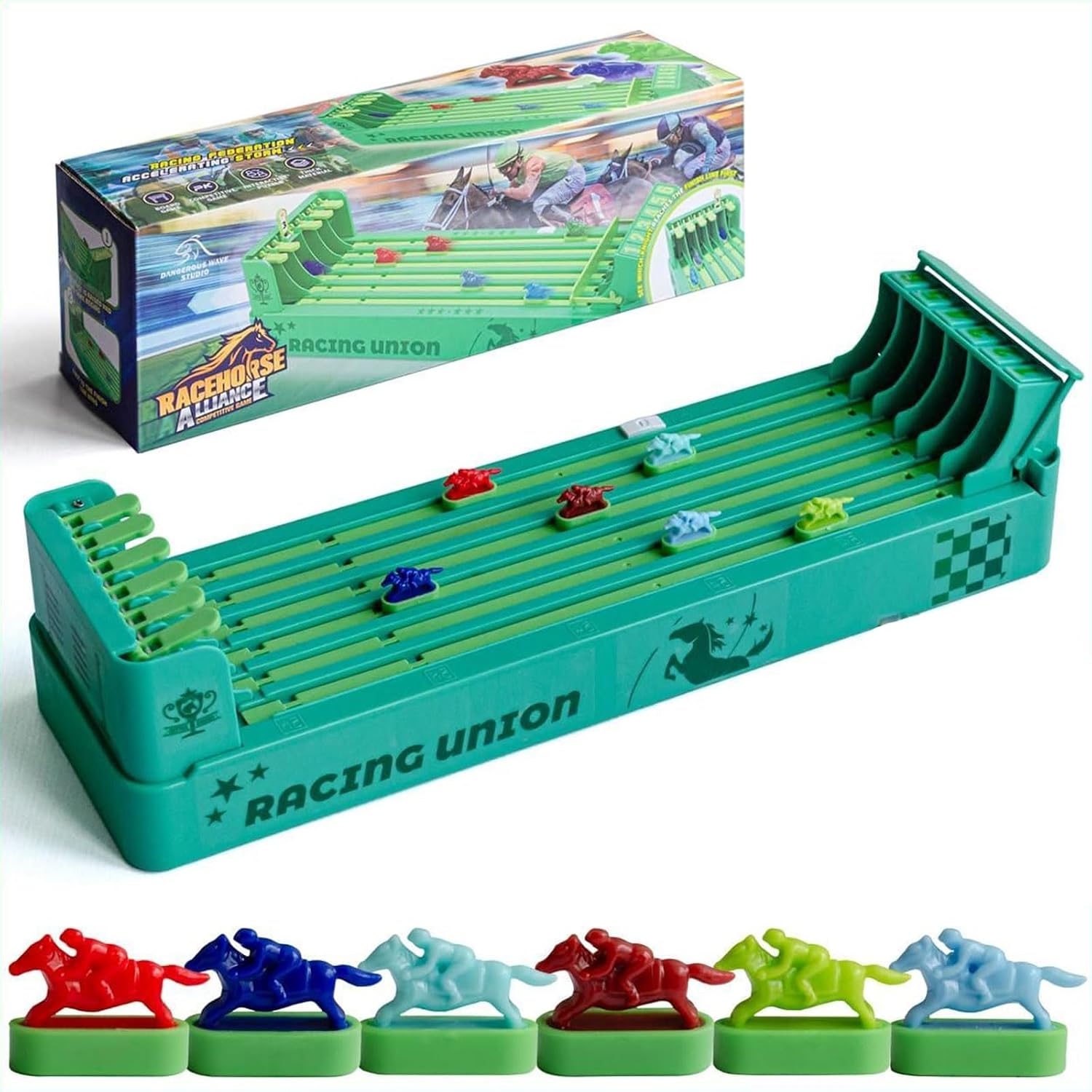 Desktop Horse Racing Game Gift Funny Interactive Toys for Friends Interaction Horse Racing Toys Racing Games Classic Interactive Table Games Tabletop Strategy Games Family Games Party Supplies Night