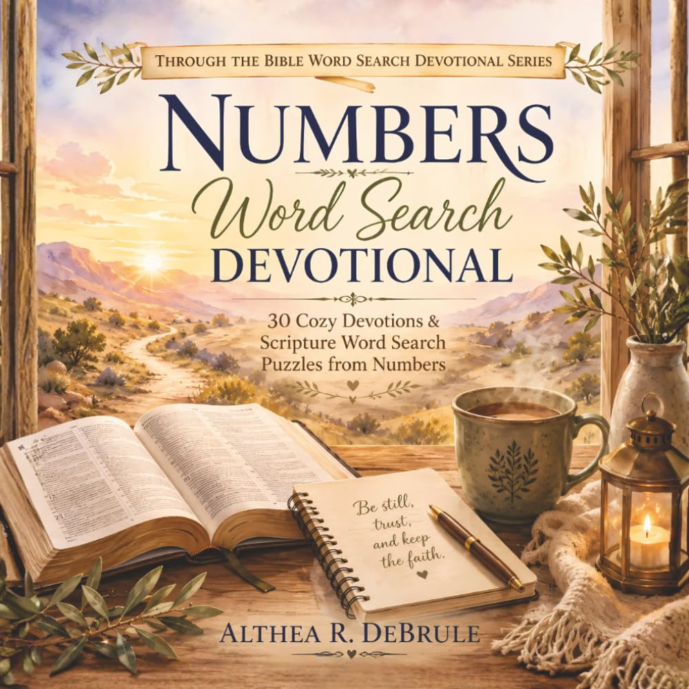 Numbers Word Search Devotional: 30 Cozy Devotions & Scripture Word Search Puzzles from Numbers (Through the Bible Word Search Devotional Series)