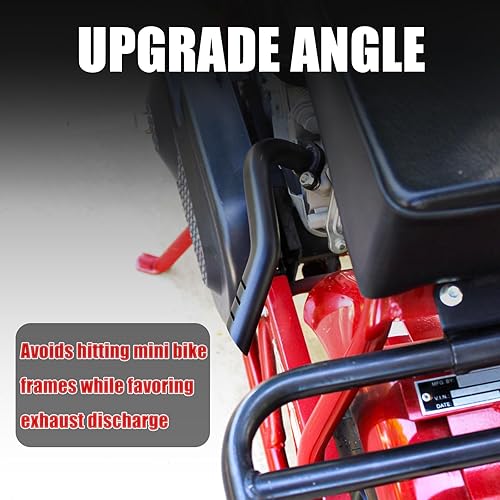 Miniatura 9 de Kit de cabezal de tubo de escape de 212cc para Coleman CT200u CT200u-ex BT200X KT196 196cc 6.5hp, para Non-Hemi Predator 212cc Baja Warrior MB200