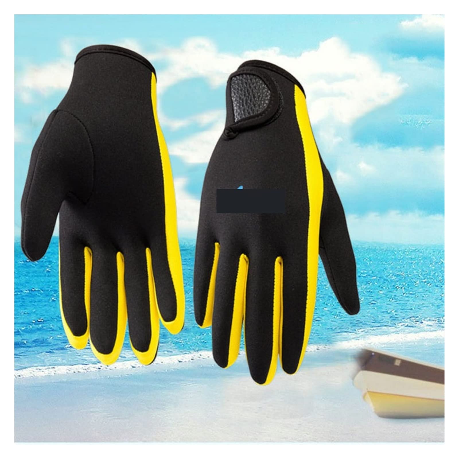 Guanti da nuoto e immersioni in neoprene 1,5 mm, guanti in for il invernale, caldi antiscivolo for surf canoa