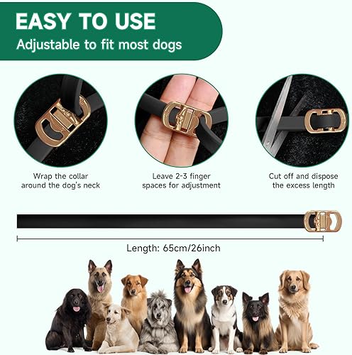 Miniatura 6 de Paquete de 4 collares antipulgas para perros, tratamiento de pulgas y garrapatas de perro, 8 meses de protección contra pulgas y garrapatas para