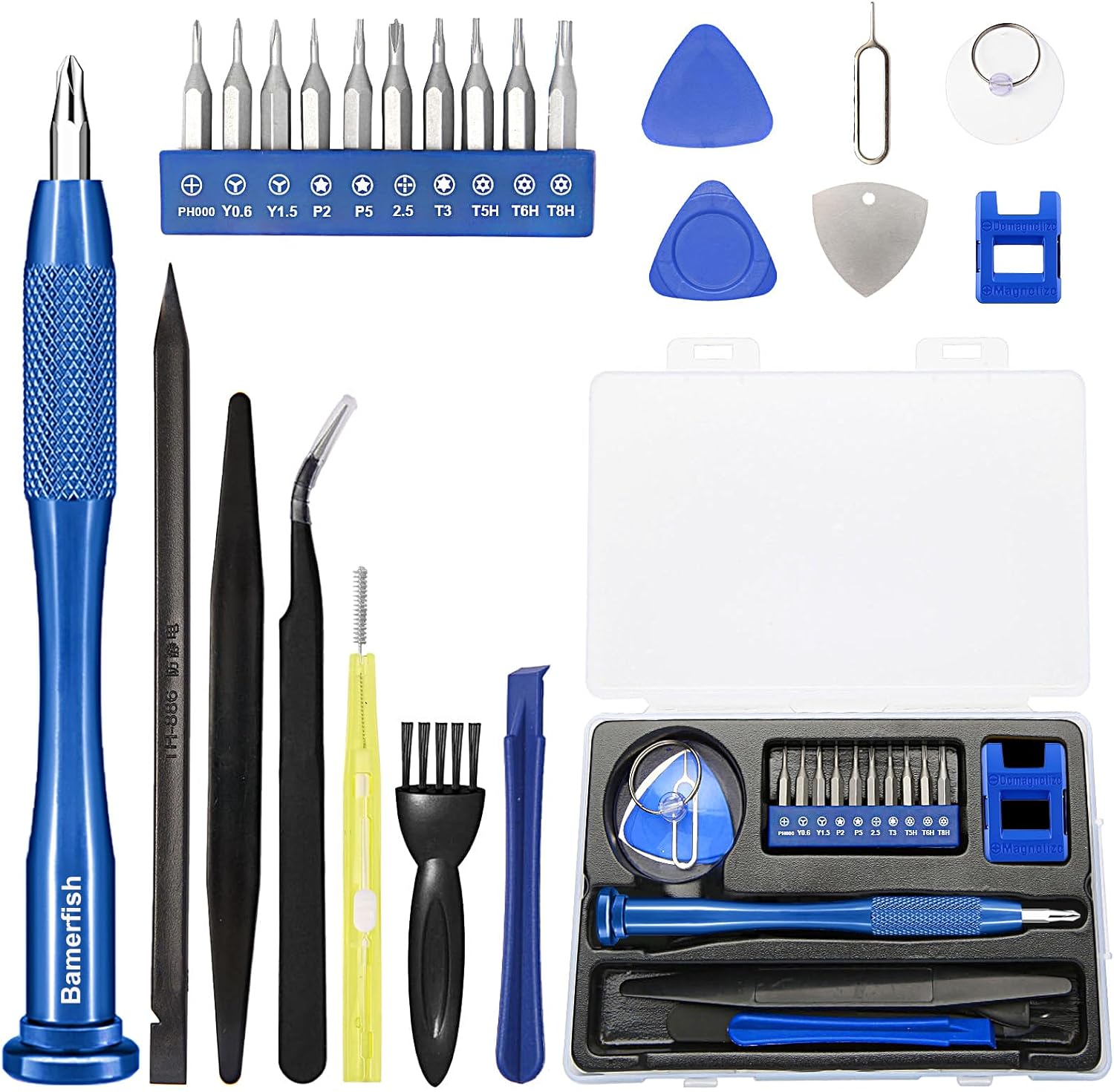 22Pcs Precision Screwdriver Set Repair Tool Cleaning kit for iPhone 6 6S 7 8 X XS XR SE 11 12 13 mini 14 15 16 Plus Pro Max,ipad,MacBook Air Pro,Mac mini,Switch,Apple Watch,Mobile cell phones,etc 22Pcs Precision Screwdriver Set Repair Tool Cleaning kit for iPhone 6 6S 7 8 X XS XR SE 11 12 13 mini 14 15 16 Plus Pro Max,ipad,MacBook Air Pro,Mac mini,Switch,Apple Watch,Mobile cell phones,etc