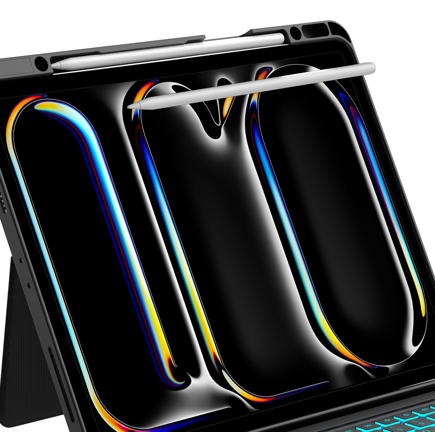 Amazon | BORIYUAN iPad Pro 13インチ (M4/M5) キーボード ケース 縦横