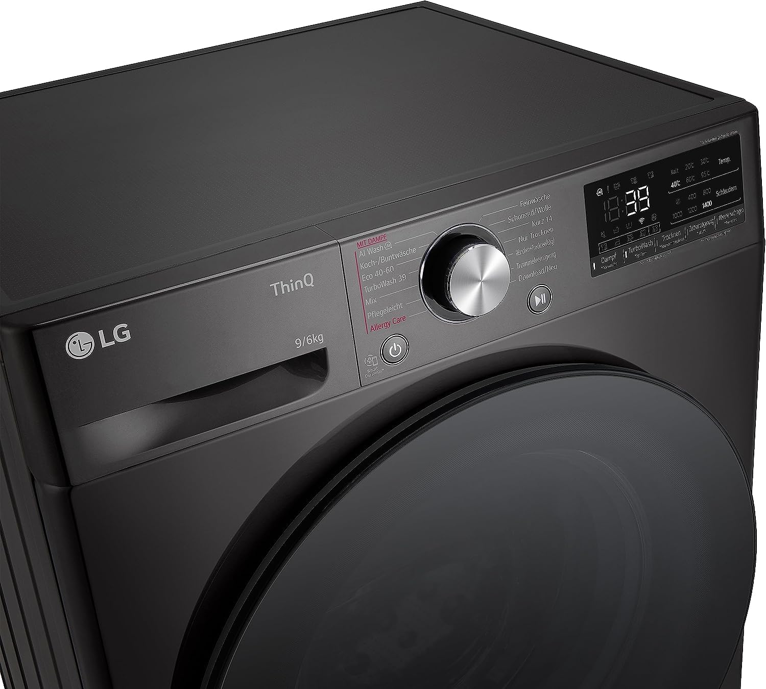 LG W4WR7096YB Frontlader-Waschtrockner 9-6 kg 62 x 60 x 85 cm Wi-Fi AI Direct Drive TurboWash 360 Weiß