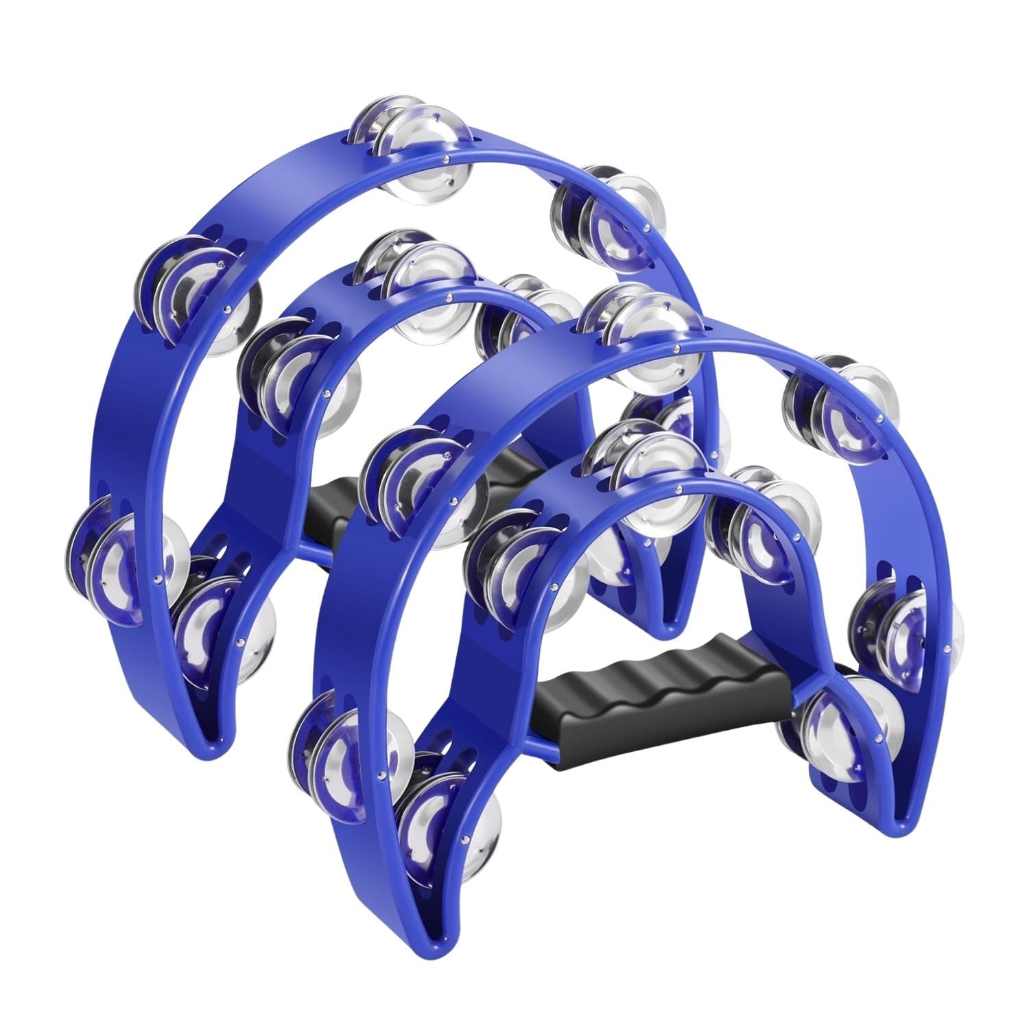 Flexzion Lot de 2 tambourins pour enfants avec clochette et percussions