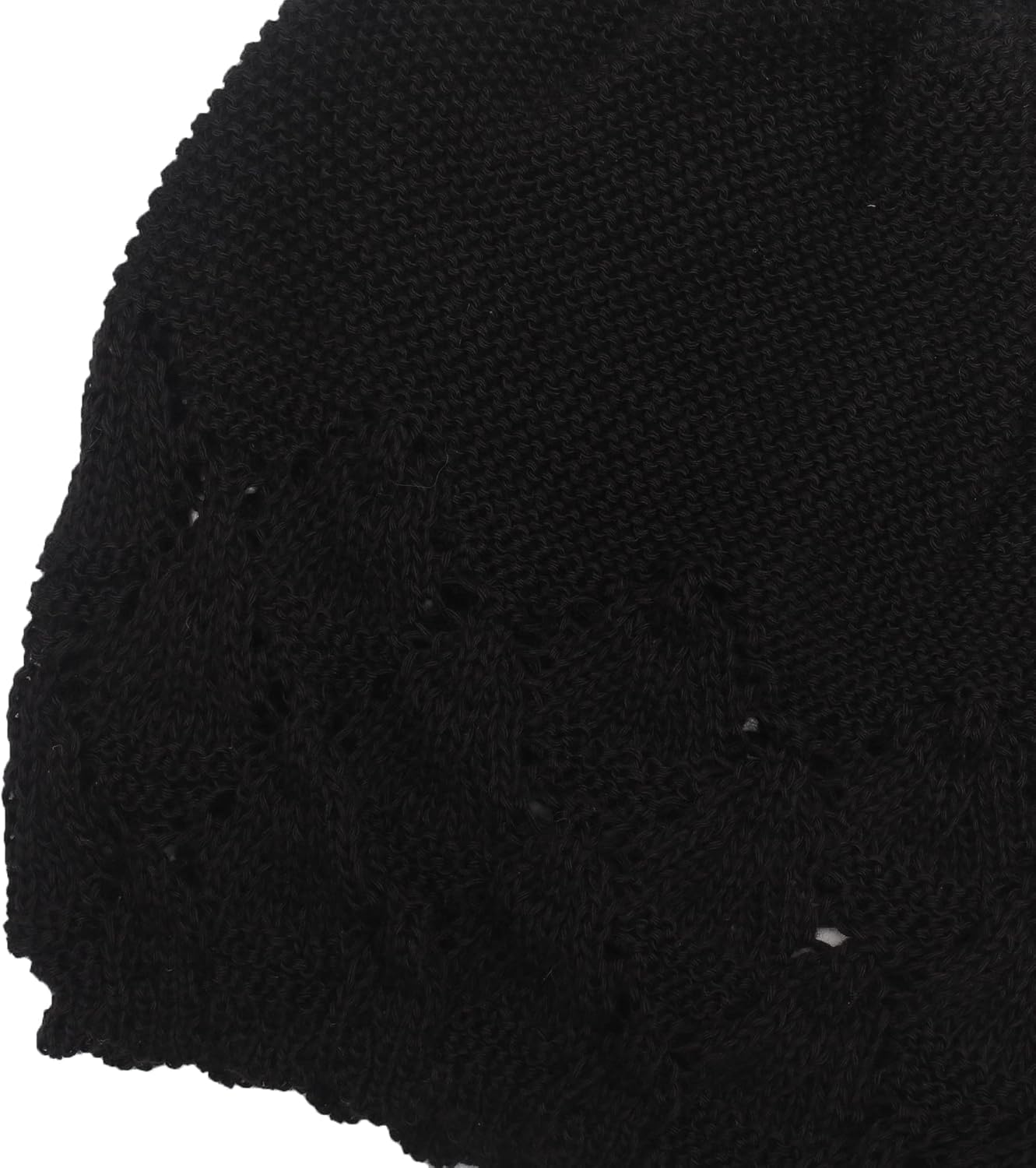 ZLYC Crochet Slouchy Beanie for Women Soft Lightweight Skull Cap Cutout Stretch Knit Hat - Image 7