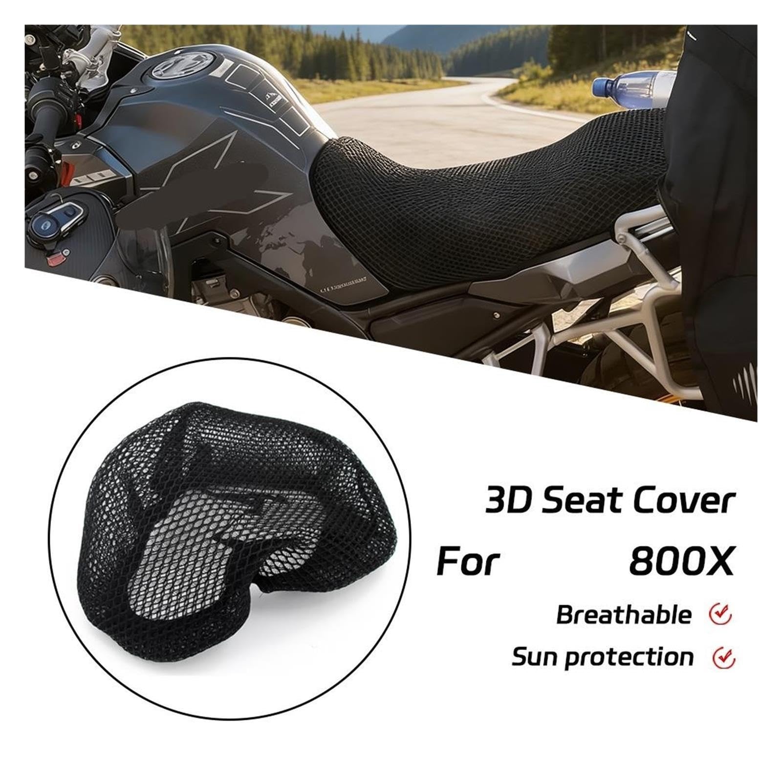 Coprisella Coprisedile Per Moto Cuscino Impermeabile Per KOVE 800X