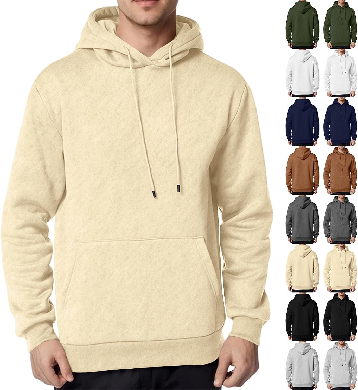 Big and Tall Hoodies for Men Fleece Drawstring Lightweight Oversized Hoodie