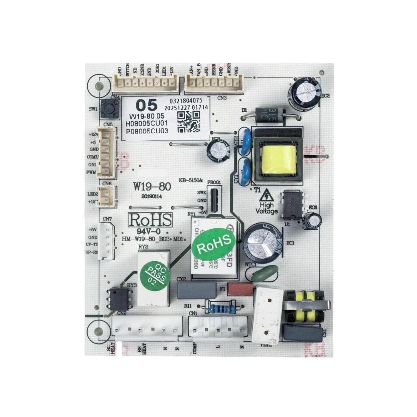 Tablero de control de refrigerador, compatible con Homa/Electrolux
