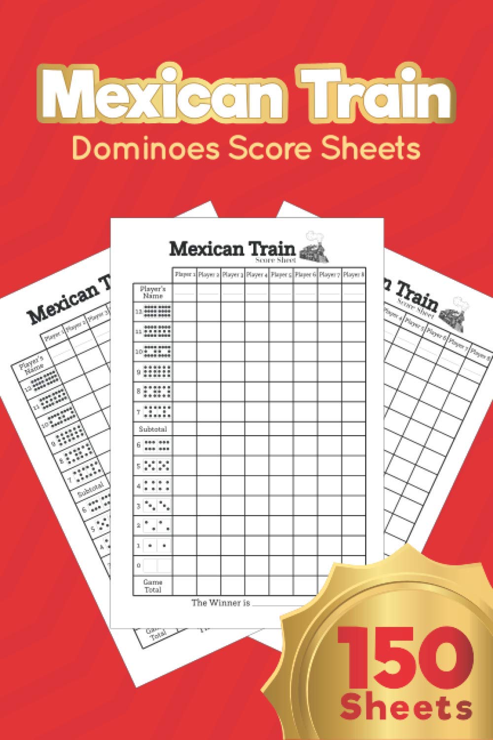 mexican-train-dominoes-score-sheets-board-game-score-ebay for Free Printable Mexican Train Score Sheet Mexican Train Dominoes Score Sheets: Board Game Score... | eBay for Free Printable Mexican Train Score Sheet