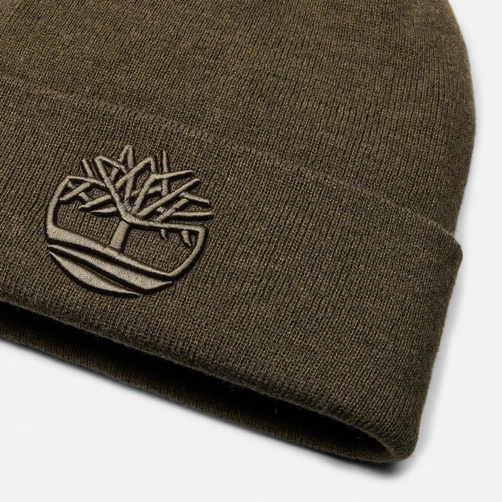 CZAPKA męska TIMBERLAND TB0A65HP EMNROIDERY BEANIE A581 DK GREEN