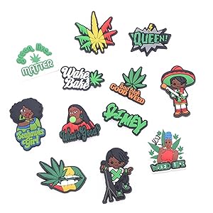UNN Shoes Charms Black lives Matter Decoration for Kids Girls Adult Women Birthday Gifts Party Supplies