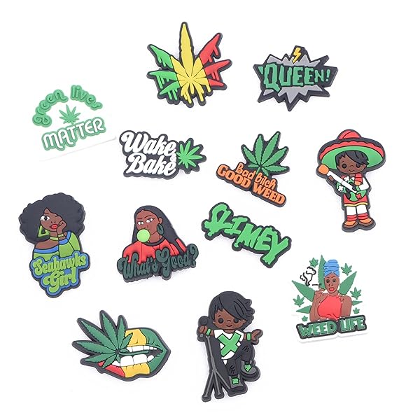UNN Shoes Charms Black lives Matter Decoration for Kids Girls Adult Women Birthday Gifts Party Supplies