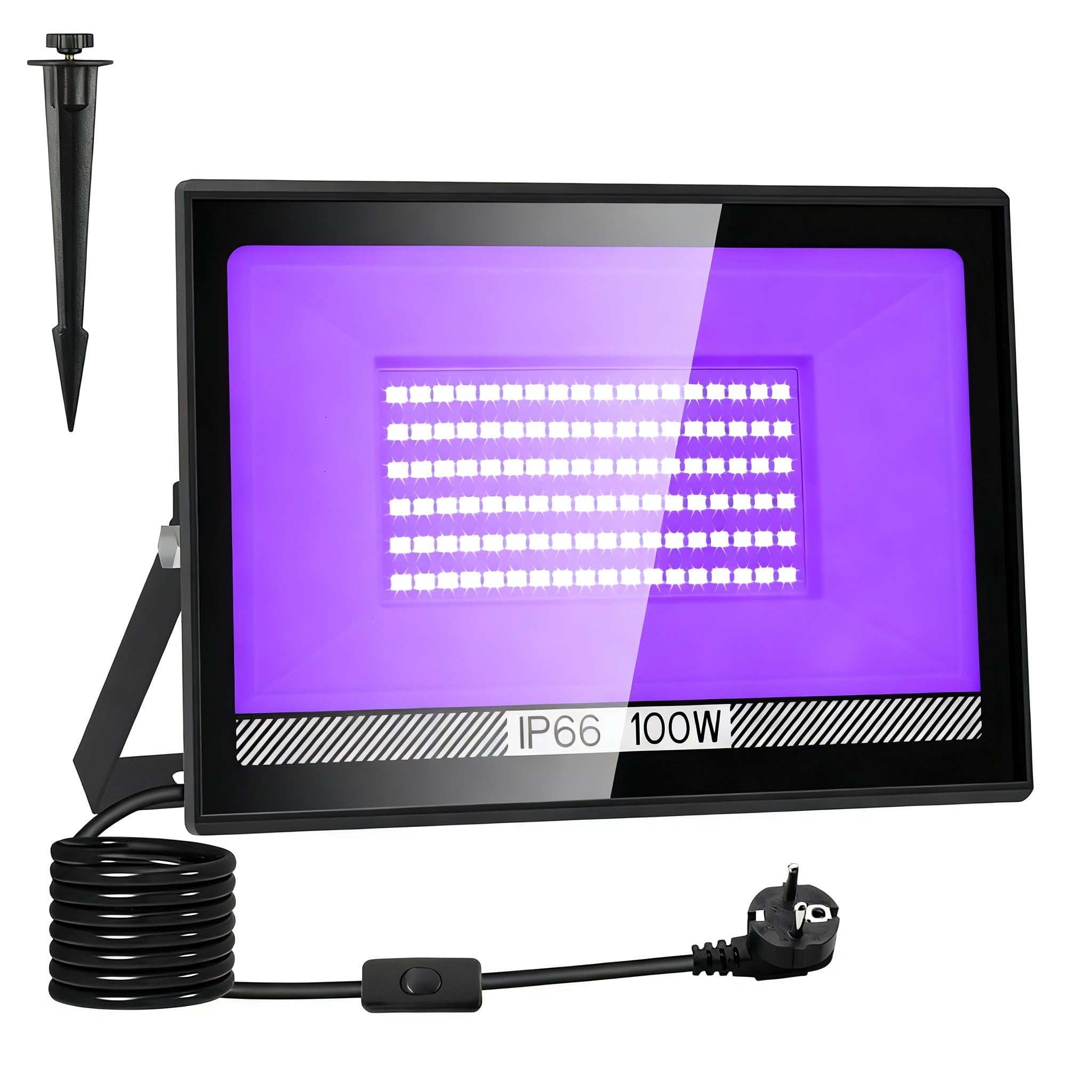 Faro a LED fluorescente al buio con 72 LED SMD di qualità per feste
