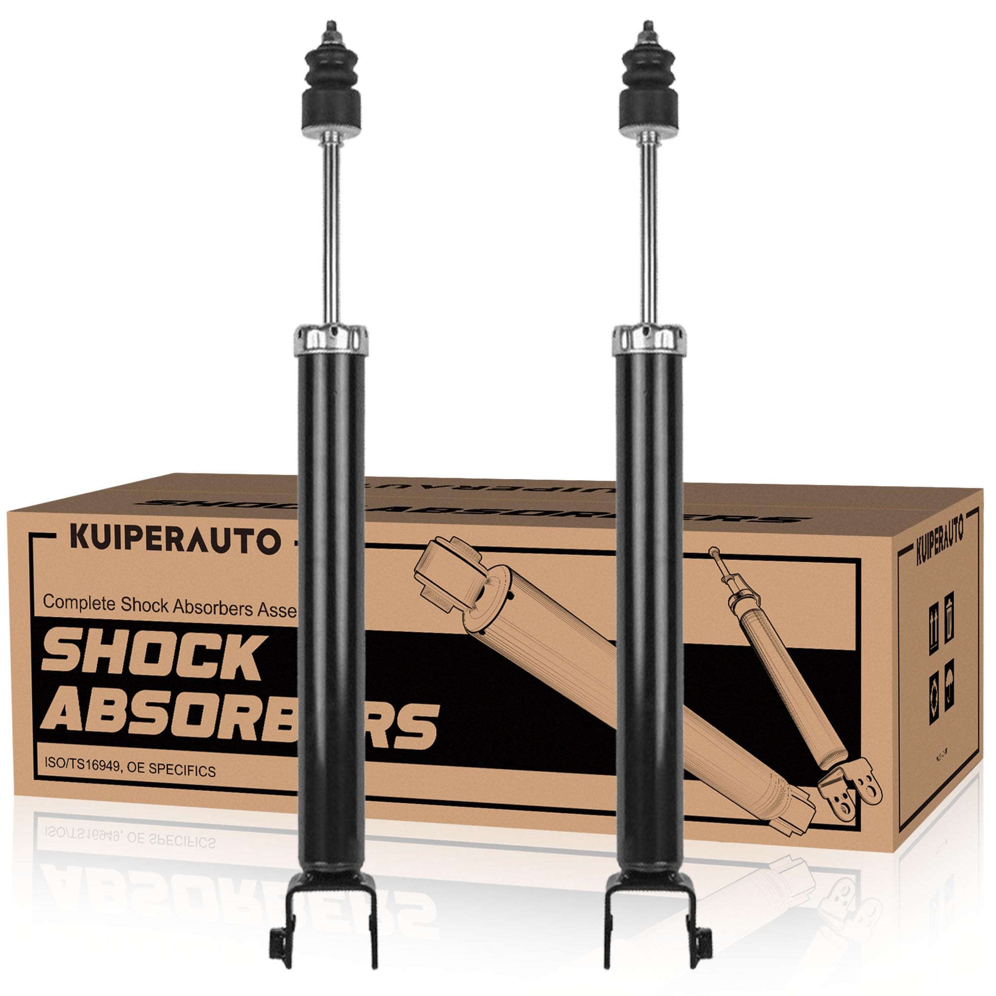KUIPERAUTO Rear Shocks Pair Shocks Absorber Compatible for 2007-2012 Nissan Altima 349075 G51874 (2PCS)