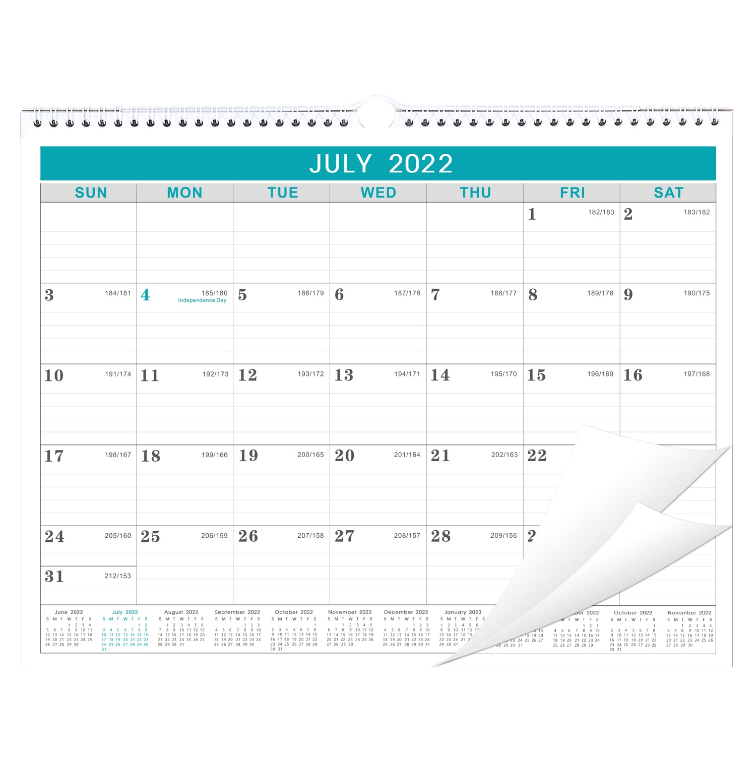 2023 Calendar With Julian Dates Buy Calendar 2022 2023 18 Monthly Wall Calendar 2022 2023 From July 2022 To December 2023 2022 2023 Calendar With Julian Date Thick Paper For Organizing 14 75 X 11 5 Inches Online At Desertcart India