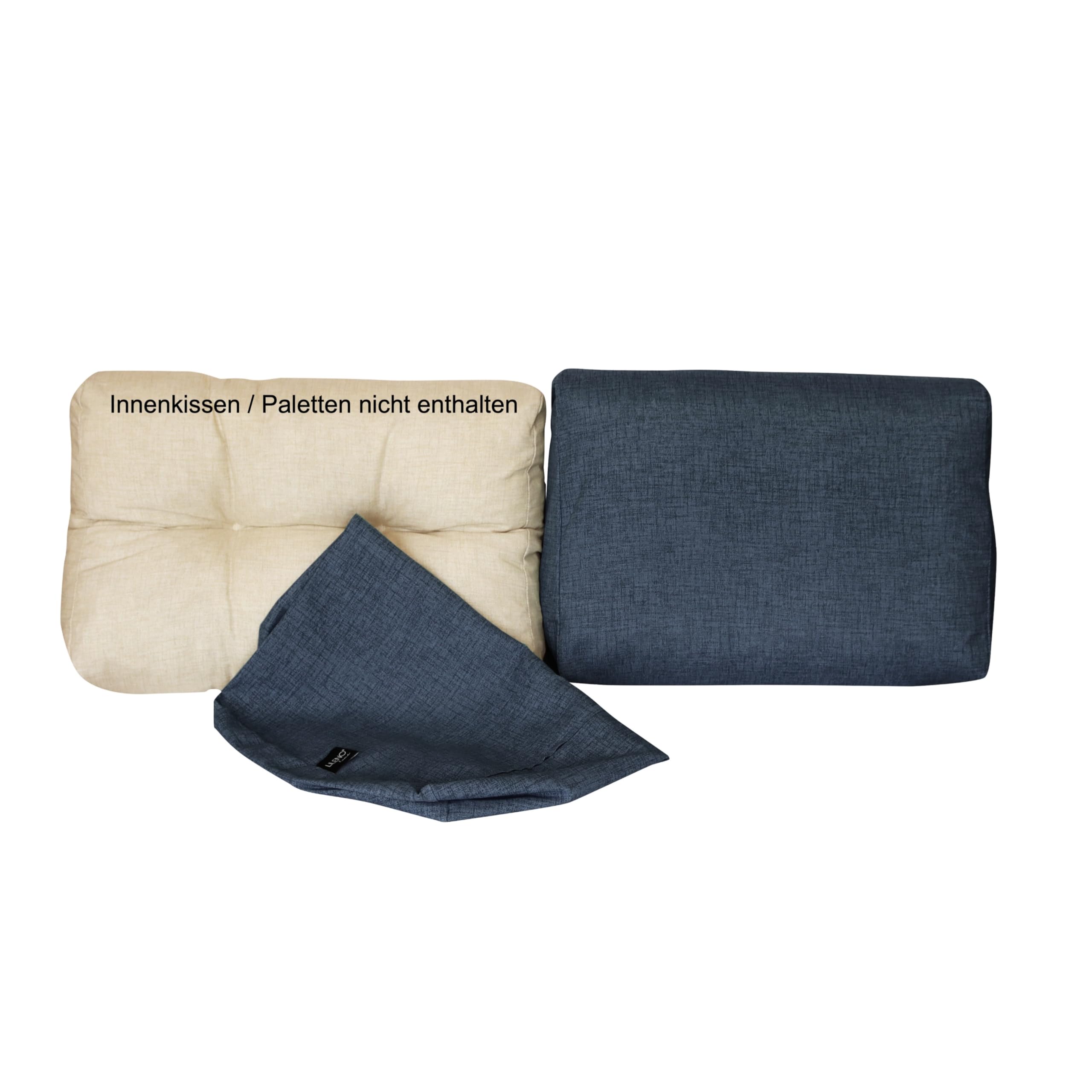 LILENO HOME Palettenkissen Bezug