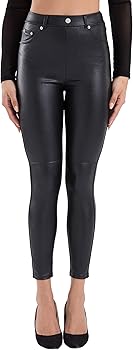 Amazon.co.jp: Tagoo フェイクレザーレギンス レディース ハイウエスト Amazon.co.jp: Tagoo フェイクレザーレギンス レディース ハイウエスト