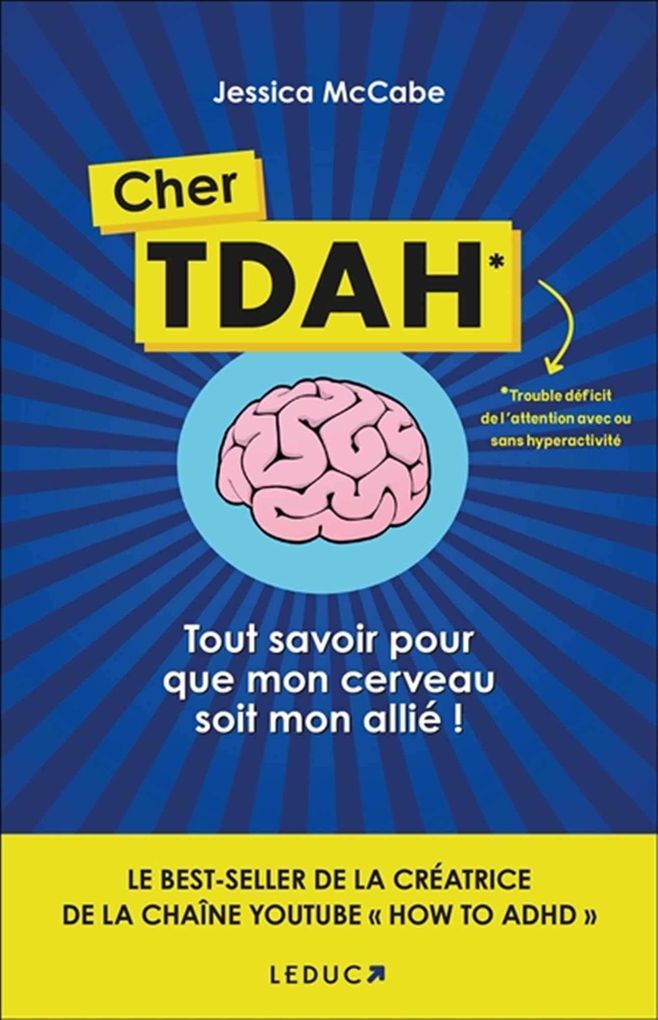 Cher TDAH de Jessica McCabe, meilleur livre TDAH visuel et moderne