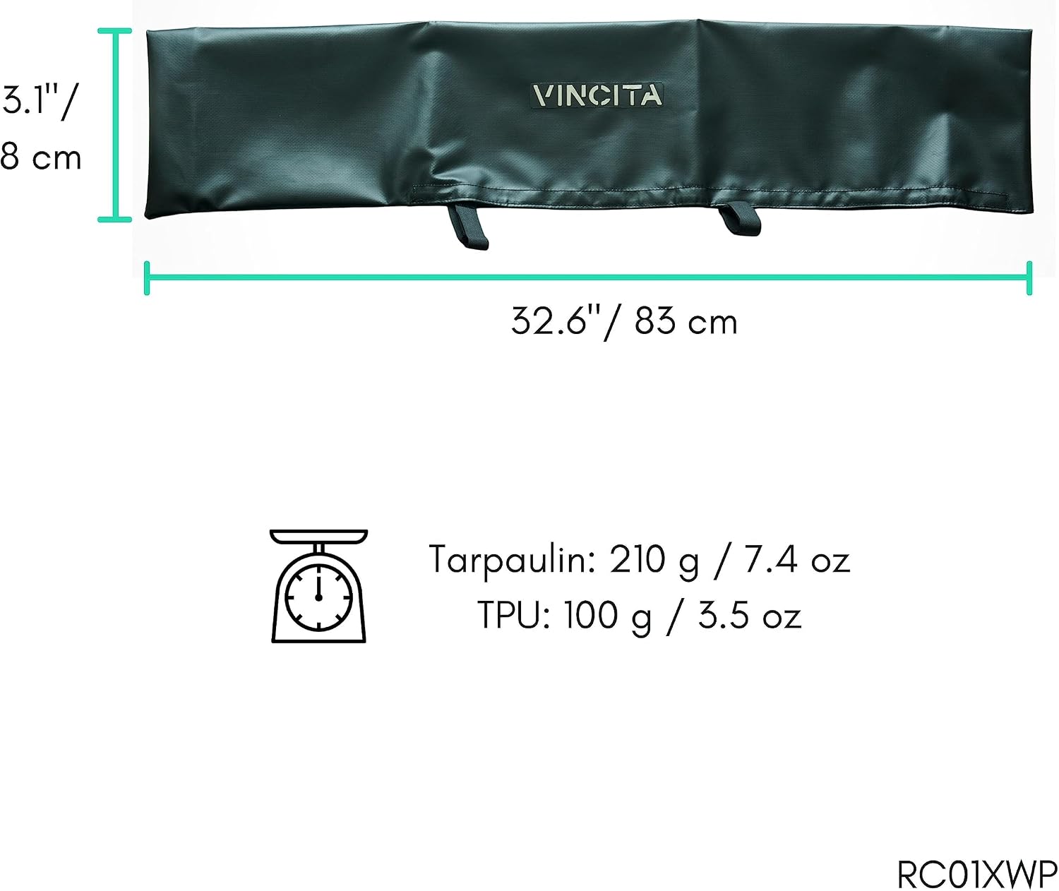Vincita Double Pannier Water-Resistant Side Bags Large Compartments Quick Release Lever Lock Clip-on with Rain Cover for Bicycle Cargo Rear Rack Saddle Bag Pannier Rack Bicycle Bag Bike