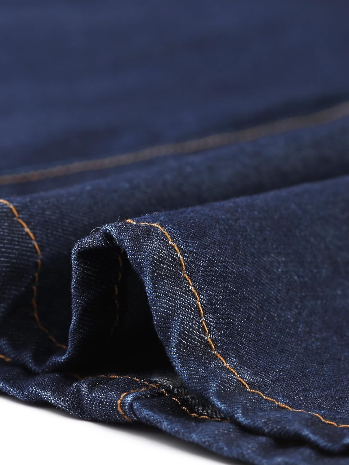 Allegra K Women's Casual Denim Skirt High Waist A-Line Flared Mini Jean Skirts with Belt - Image 5